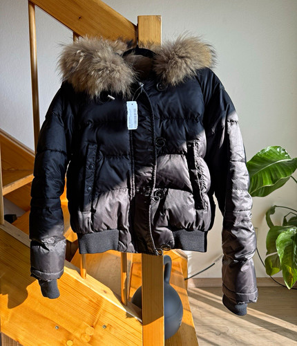 Moncler piumino nero cappuccio