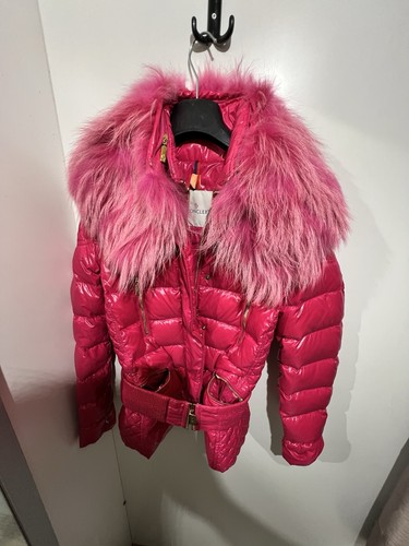 Piumino moncler rosa fucsia - moncler,