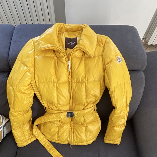 Moncler piumino donna giallo - moncler,