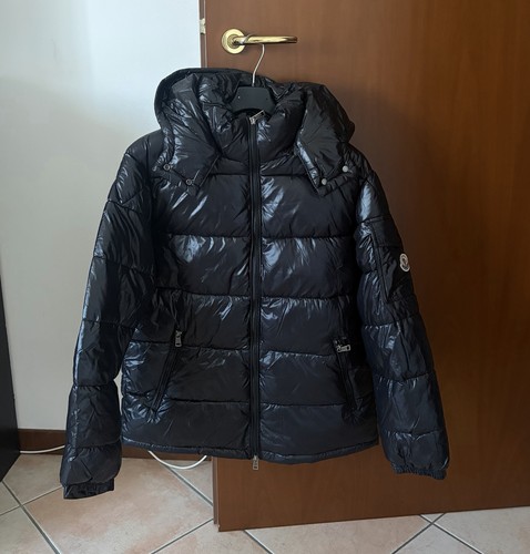 Moncler piumino nero - nero, con