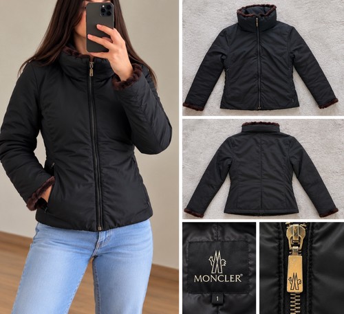 Moncler piumino donna nero - , con